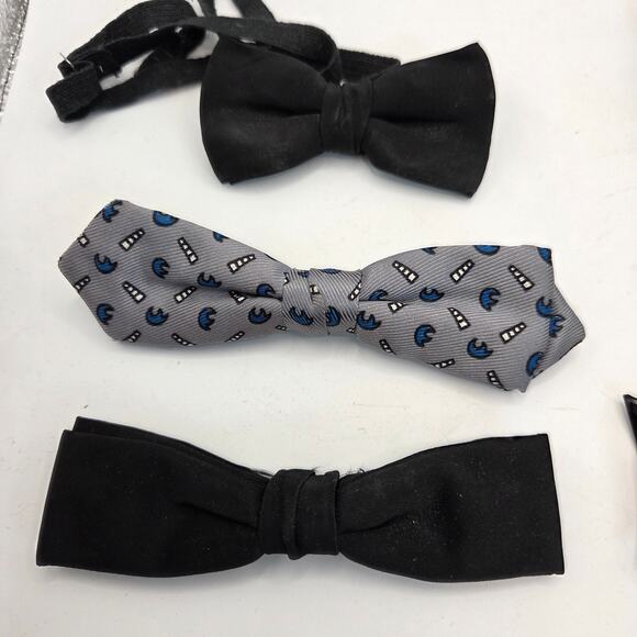 Vintage 1950s–70s Boys Clip-On Bow Tie Lot of 7 Royal Ormond Beau Clip - Picture 2 of 11